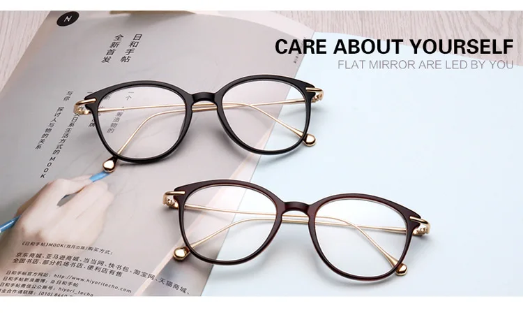 Ширина-138 TR сплав Ретро близорукость женские оптические прозрачные очки зеркальные женские очки оправа очки