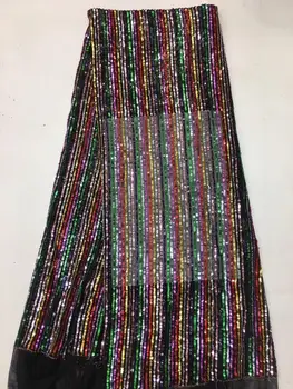 

DiuDiu-6.2008 embroidered Mesh Tulle fabric Factory price sequins Nigerian lace fabrics