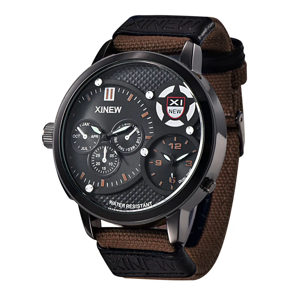XINEW 30M waterproof Men s Military font b Luxury b font Watch font b Sport b