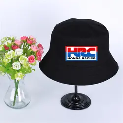 HRC Honda гоночный автомобиль логотип шляпа Женская Мужская Панама, шляпа-Панама HRC Honda гоночный автомобиль дизайн плоский солнцезащитный