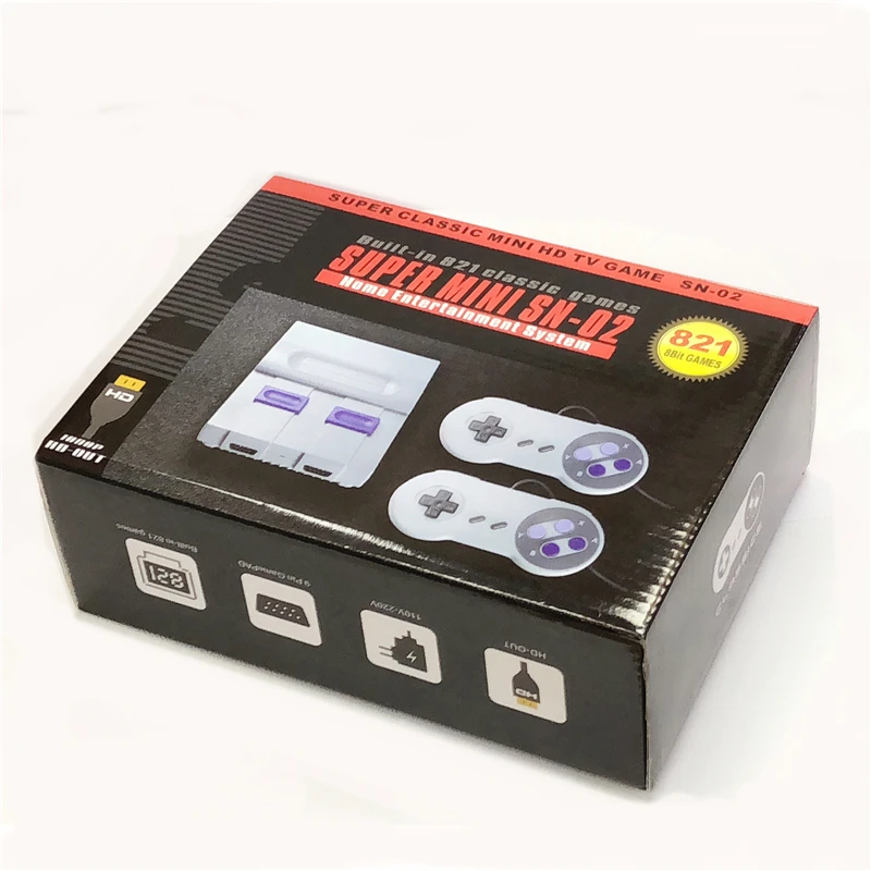 ТВ приставка Super Mini HDMI Family TV 8 битная видеоигра SNES ретро классическая консоль с hdmi