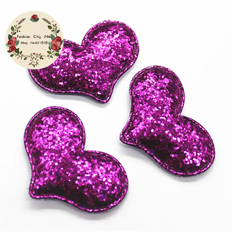 6 см Kawaii мягкие блестящие патчи с сердечками аппликации для одежды Швейные принадлежности "сделай сам" Ремесло Украшение