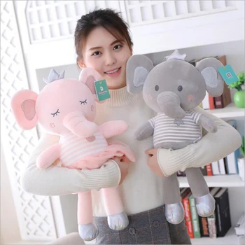

Cute Elephant Soft Plush Toys Stuffed Animal Elephant Plush Doll Toy Soothing Doll Children Gift Baby Toys 50cm