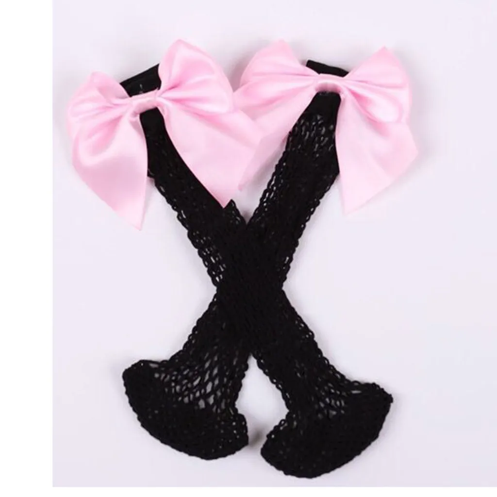 WOMAIL/летние модные женские сетчатые носки длиной по щиколотку с рюшами, кружевные короткие носки в сеточку с бантом для женщин и девочек