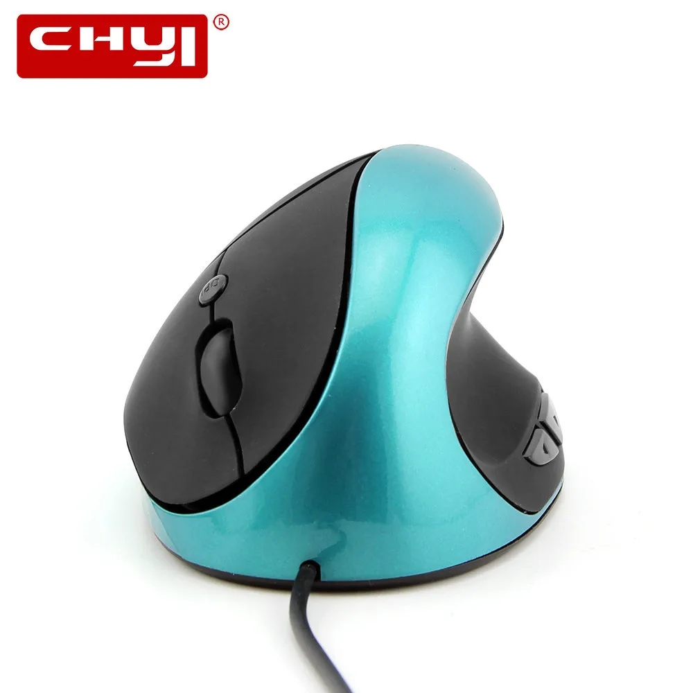 

CHYI Wired Vertical Gaming Mouse Ergonomic USB Cable Computer Mice 1600DPI Optical Mouse With Mouse Pad For PC Laptop Desktop