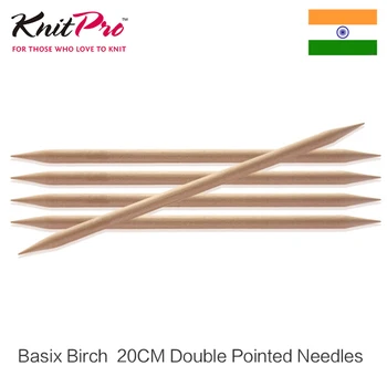 

1 piece Knitpro Basix Birch 20 cm Double Pointed Needle