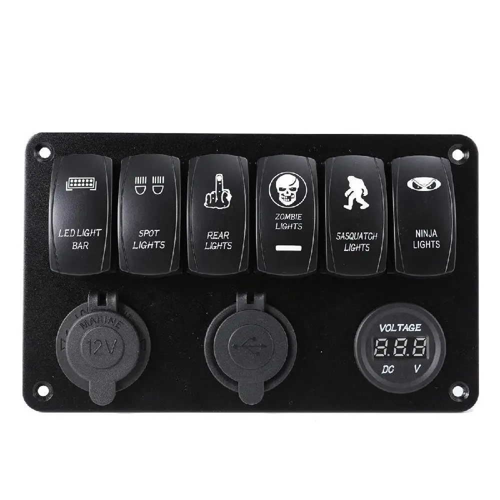 Comprar Partol Universal Black Switch Rocker Panel Breaker