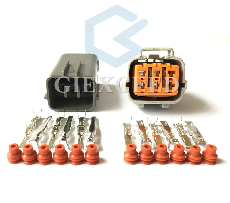 

6 Pin 6195-0021 6195-0024 Automotive Connector Accelerator Pedal Position Sensor Plug Throttle Pedal Socket