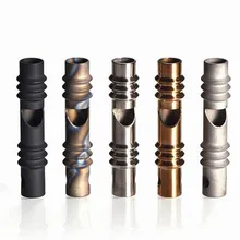 Детская безопасность выживания B титановый сплав свисток Открытый Инструменты Кемпинг Аварийный Выживание высокочастотный свисток выскакивание животных обучение