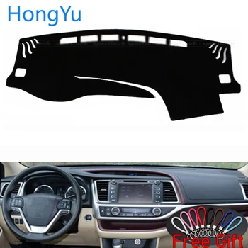 

For Toyota Highlander 2015 - 2018 Interior Accessories Auto Car Dashboard Cover Dash Mat Board Pad Carpet Dashmat Anti-UV Mats