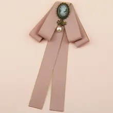 Британский жених Свадебный костюм вечерние вырезом рубашка, галстук-бабочка галстук элегантный Для мужчин Для женщин сплав Перл галстук Bank Hotel офис ленты с бантом