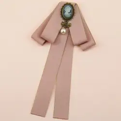 Британский жених Свадебный костюм вечерние вырезом рубашка, галстук-бабочка галстук элегантный Для мужчин Для женщин сплав Перл галстук