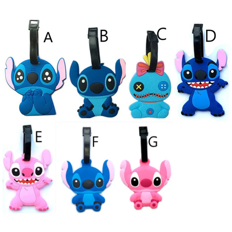 

2018 Fashion Stitch Suitcase Luggage Tag Travel Accessories Cute Cartoon ID Address Holder Baggage Label Silica Gel Identify