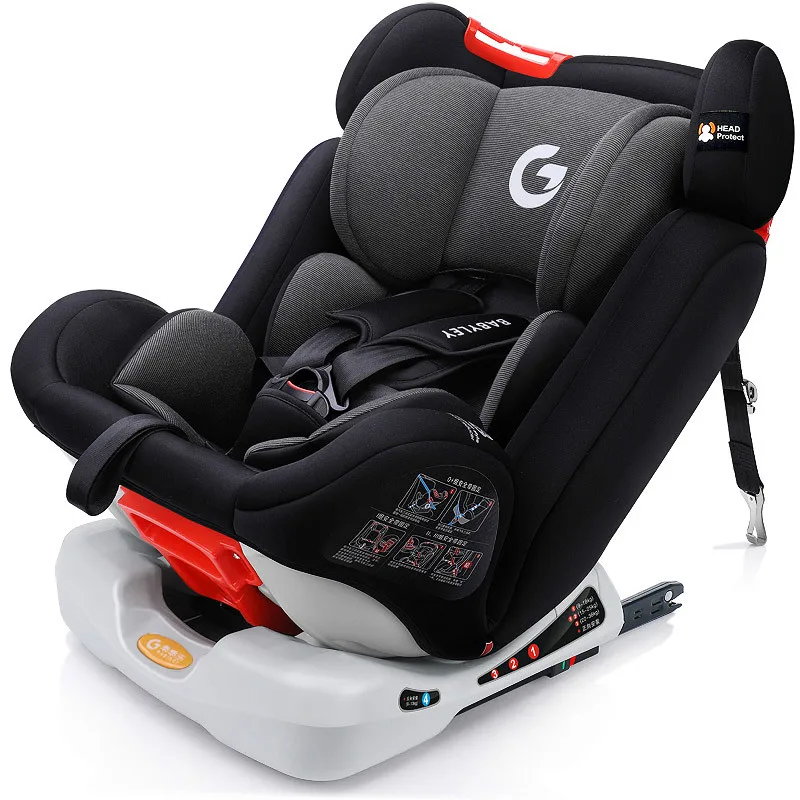 Детское безопасное сиденье для детей от 0 до 12 лет, детское автомобильное кресло с изофикс, детское автомобильное кресло для новорожденных - Цвет: isofix-latch2