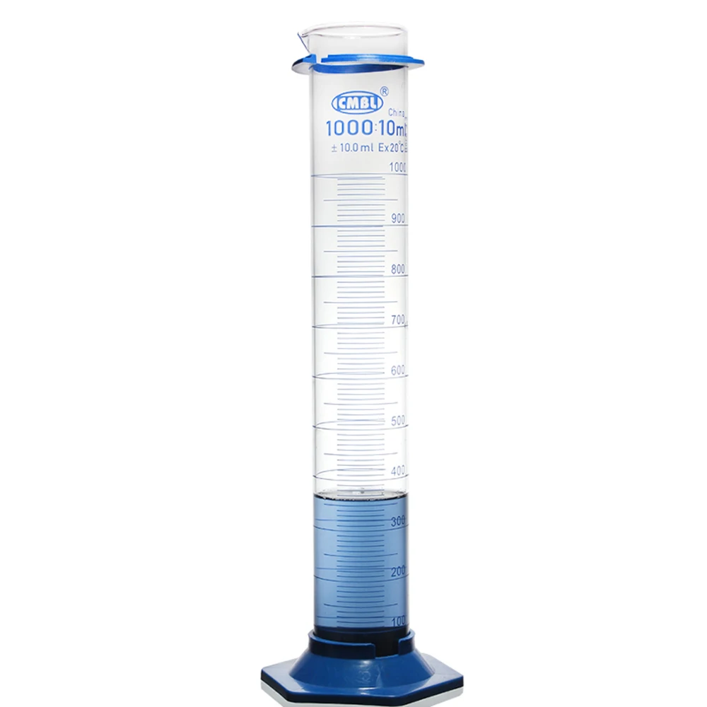 1000ml Measuring Cylinder With Spout And Graduation With Plastic Heagon Base Laboratory Chemistry Equipment Laboratory Cylinder Aliexpress