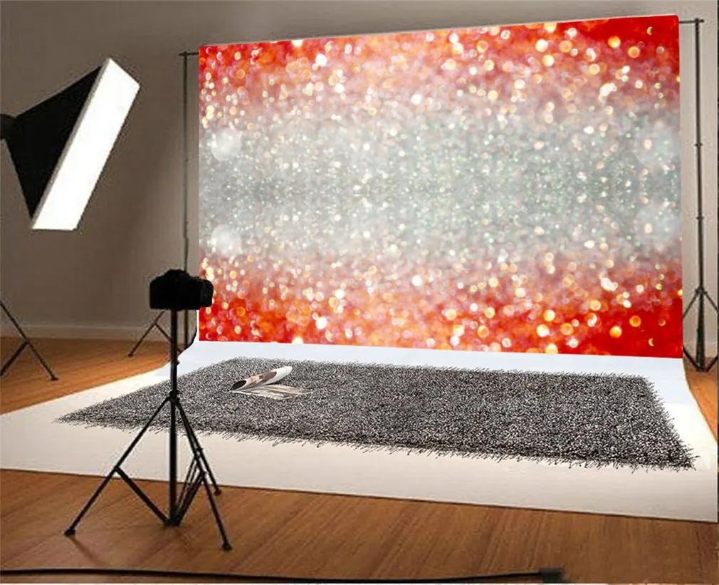 

Photography Backdrop Bokeh Sparkle Sequins Shining Lights Valentine's Day Romantic Wallpaper Photo Background Party