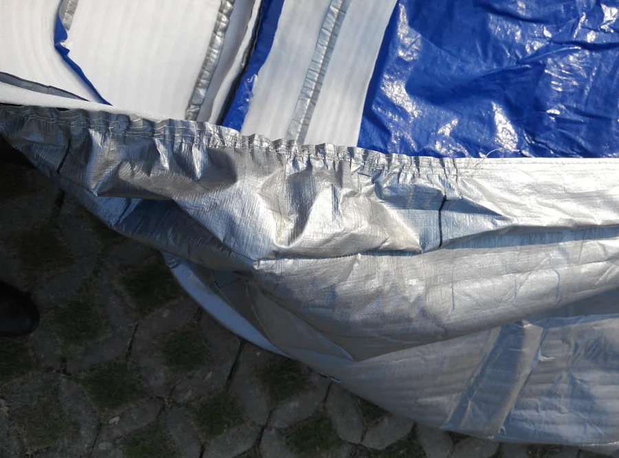 Customize hot tub cover bag and spa cap , size 2300x2450x300 mm (7.5ft. x 8 ft. x 12 in.) any shape and size is avaliable