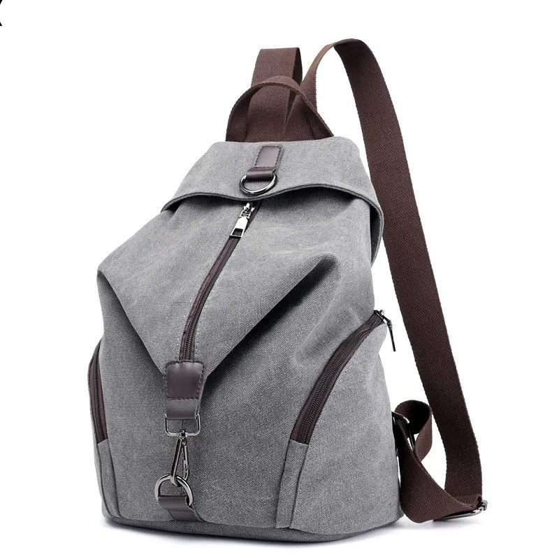 

Vintage Canvas Women Backpacks Fashion Travel Backpack For Teenager Girls Student School Bag Female Mochila Masculina Feminina