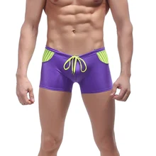 Мужские шорты для плавания, сексуальные спортивные трусы-боксеры, костюм для серфинга, летние мужские плавки, купальный костюм