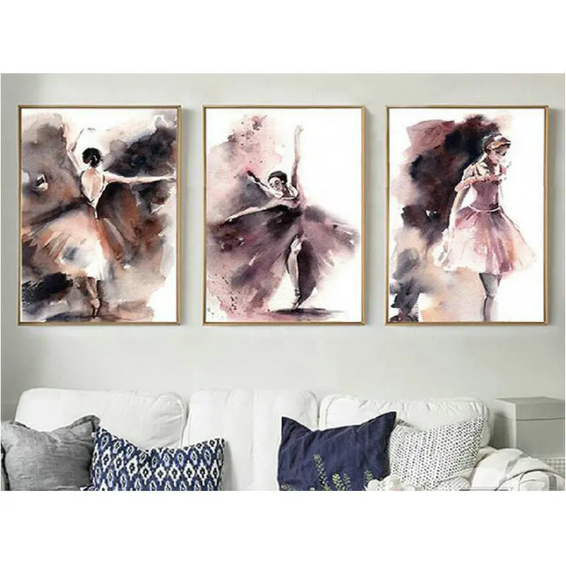 

5D DIY Diamond Painting Cross Stitch Kits square girl Full Rhinestone Pictures Diamond Embroidery mosaic Ballet girl Wall Decor