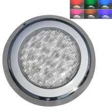 Marine Boat Waterproof Lamp Plastic RGB LED Underwater Light for 12V Swimming Pool Pond Outdoor Lighting