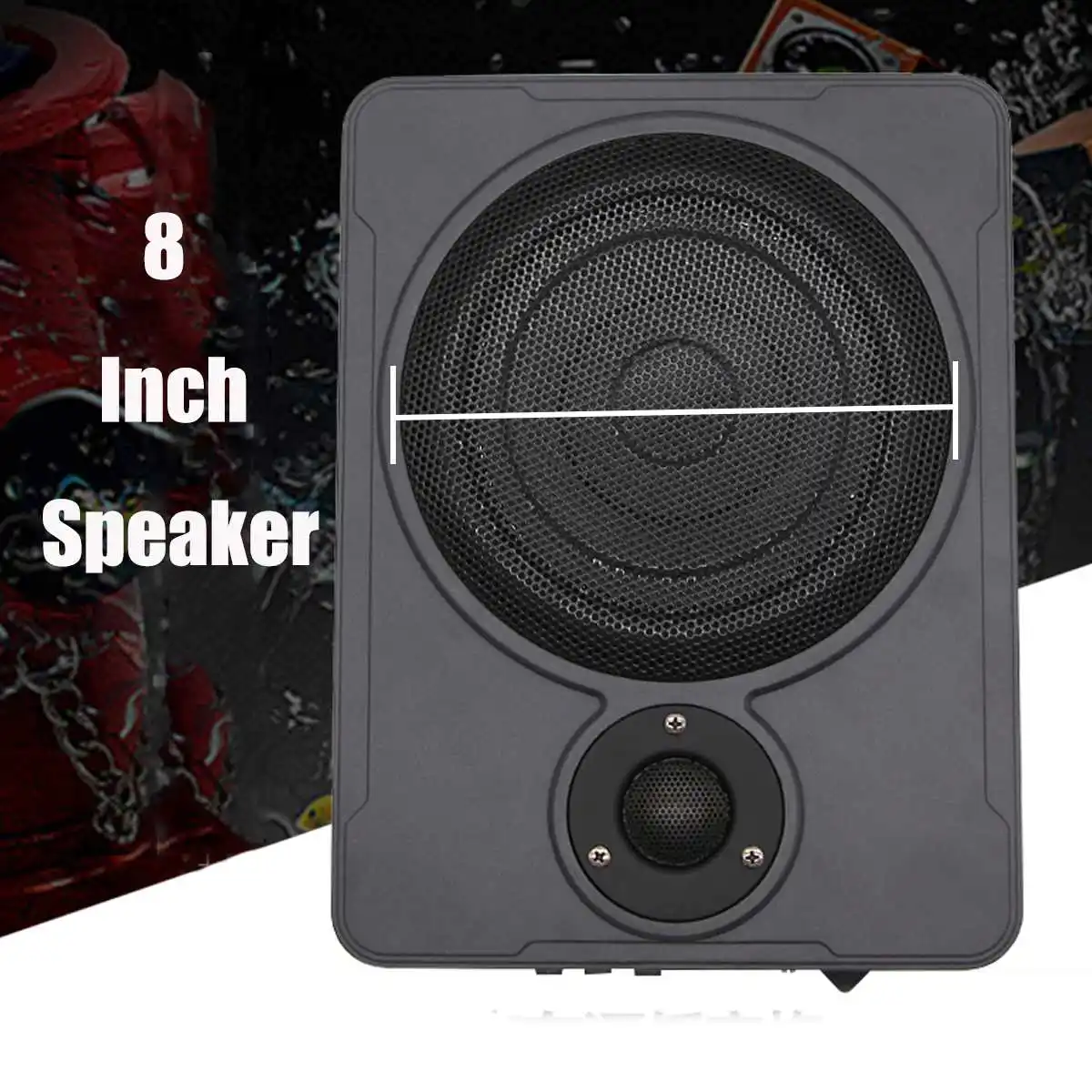 Subwoofer bluetooth para el hogar del coche de 8 pulgadas bajo el asiento Sub 600 W ESTÉREO Subwoofer de Audio del coche Sistema de música de sonido Woofer Subwoofer bluetooth para el hogar del coche de 8 pulgadas bajo el asiento Sub 600 W ESTÉREO Subwoofer de Audio del coche Sistema de música de sonido Woofer