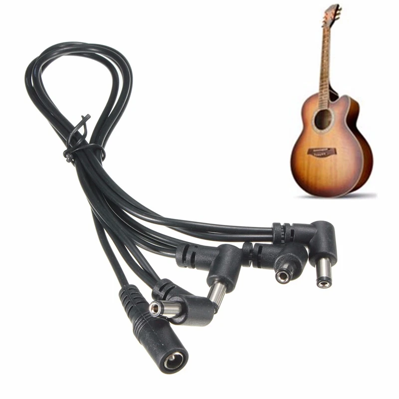 

4 Way Guitar Effect Pedal Power Supply Cable Wire Adapter Guitar Stompbox Power/Topology Line Effects Line For Electric Guitar