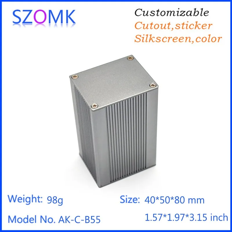 aluminum extrusion case szomk aluminum project box electronics enclosure for pcb aluminum amplifier housing box extruded junction box aluminum diy box pcb control enclosure electrical gps tracker outlet boxes   (4)