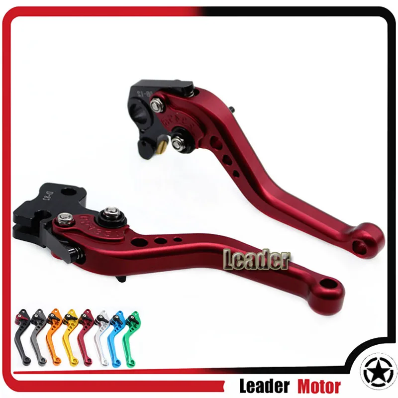 

For DUCATI 821 MONSTER/Dark/Stripe 14-17 HYPERMOTARD 821 HYPERSTRADA 13-15 Motorcycle Accessories Short Brake Clutch Levers Red