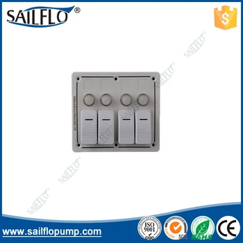

4P HY-LB4Z marine boat Aluminium rocker switch panel/ Aluminum vertical switch panel