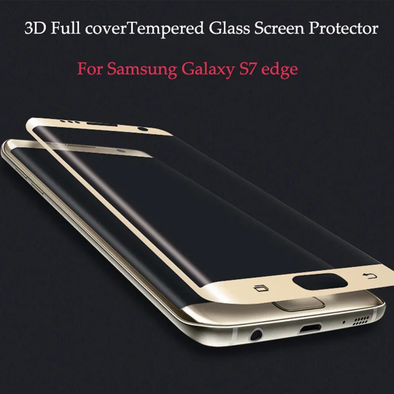 3D изогнутая защитная пленка из закаленного стекла для Samsung Galaxy S7 Edge Защитная S6 edge