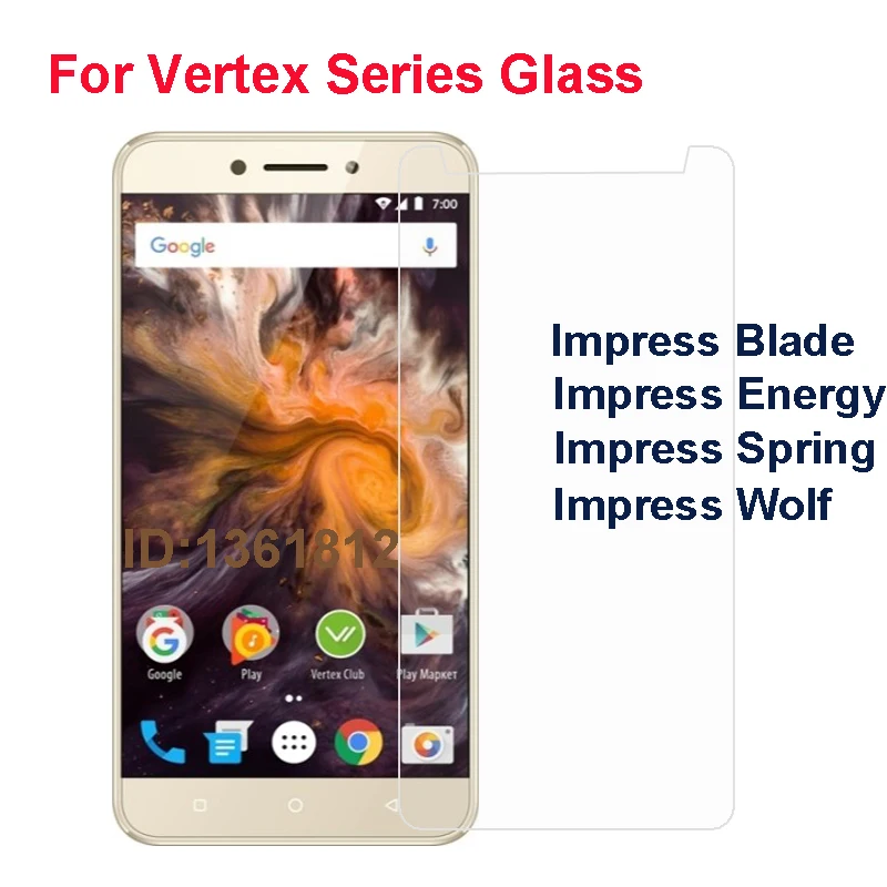 Vertex Impress Wolf Весенняя защитная пленка из закаленного стекла для Vertex Impress Energy Blade Защитная пленка для экрана телефона