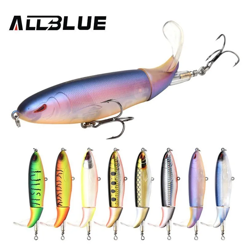 ALLBLUE 2018 Новый Whopper Plopper рыболовная приманка 90 мм 13 г Topwater жесткая гибкая мягкая