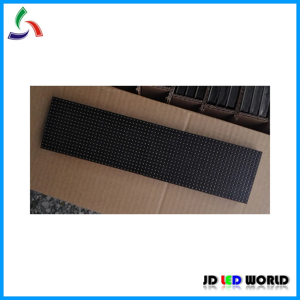 P4.75 SMD красный внутренний светодиодный дисплей модули 304*76 мм 64*16 точек (замена F3.75