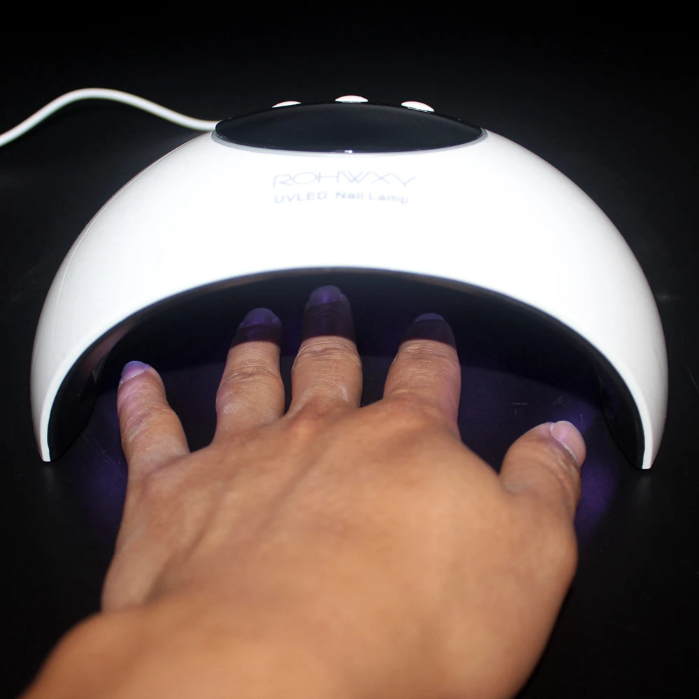 LED Lamp For Nails Dryer 24W UV Nail Gel Polish Curing Manicure Machine