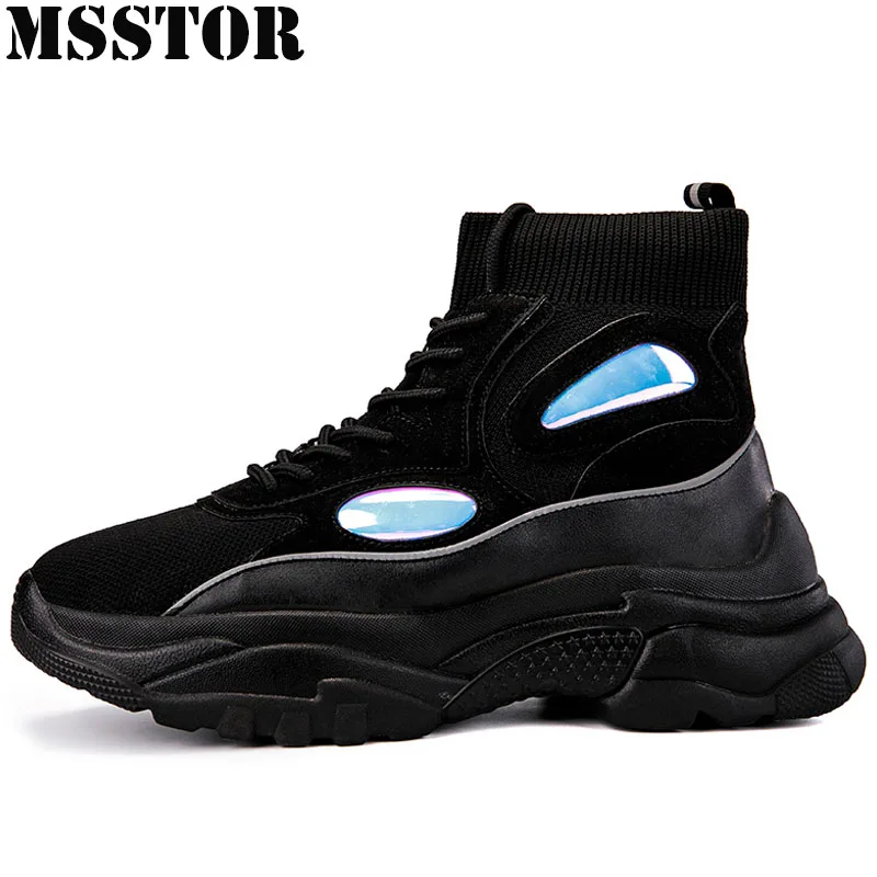 MSSTOR Women Men Running Shoes Plus Size 35-44 Sport Shoes Man Brand Athletic Walking White Male Ladies Female Girl Sneakers