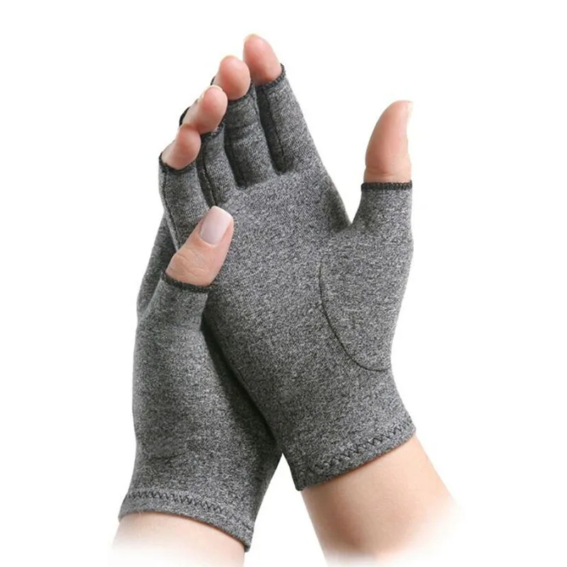 

Therapy Arthritis Hand Compression Gloves Fingerless Design Relieve Carpal Tunnel Aches Ease Muscle Tension for women&men