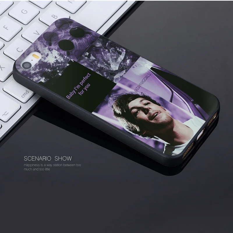 MaiYaCa One Direction 1d Louis Tomlinson Coque Shell Phone Case for Apple iPhone 8 7 6 6S Plus X 5 5S SE 5C Cover