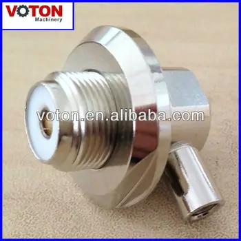 

free shipping PL239 UHF Female right angle Bulkhead for RG58 RG223 RG402 cable connector