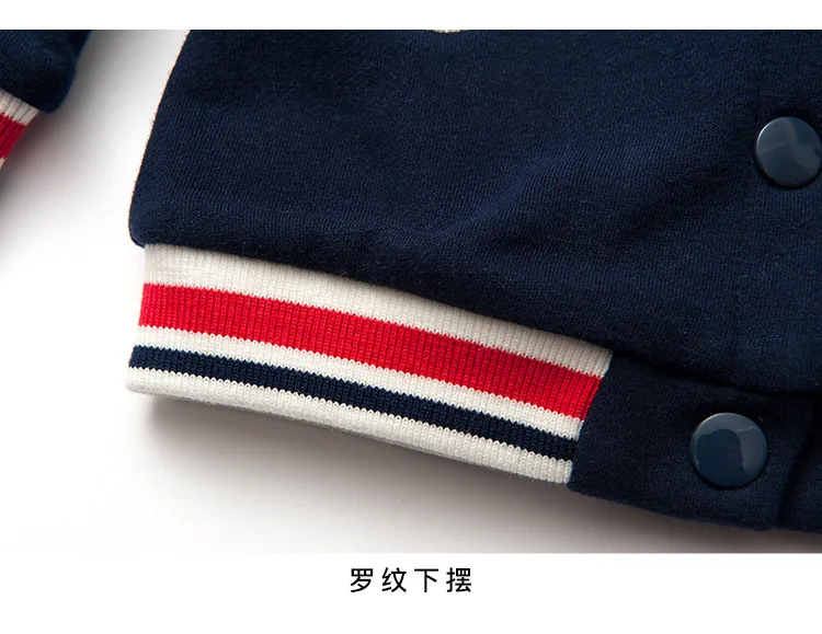 Spring Autumn Children Coat Letter Pattern Student Baseball Wear Boys Sweatshirt Girls Hoodies Casual Kid's Jacket Outerwear (9)
