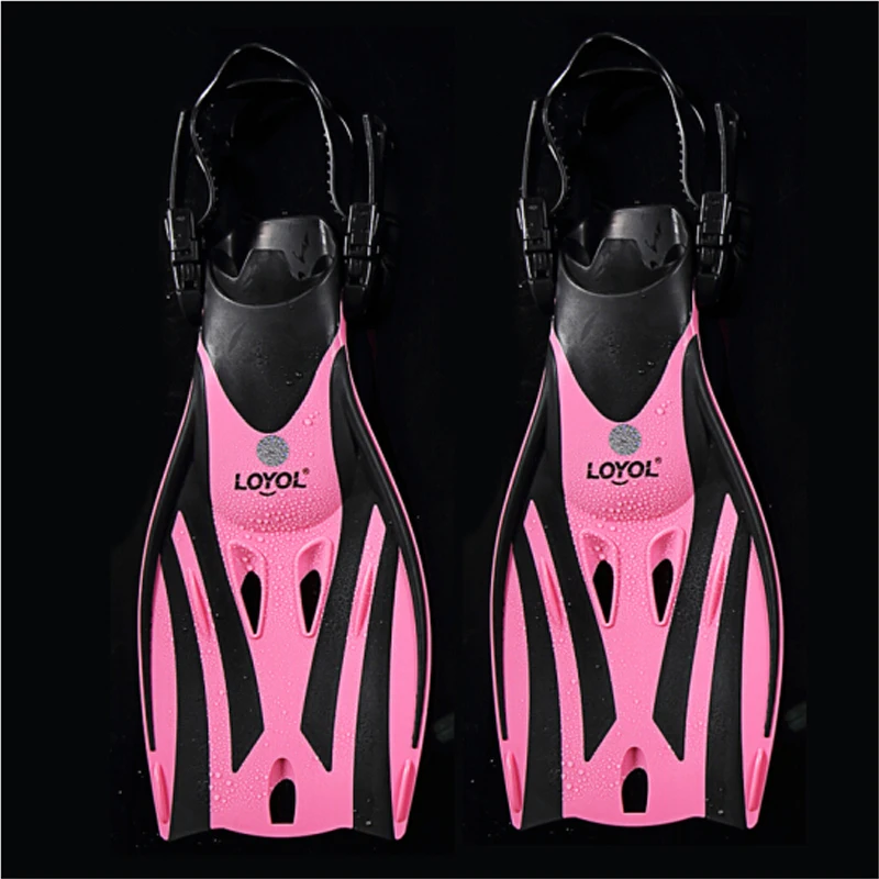 Details about   Swimming Fins Portable Snorkeling Flipper Scuba Supplies Long Frog Rubber Shoes 