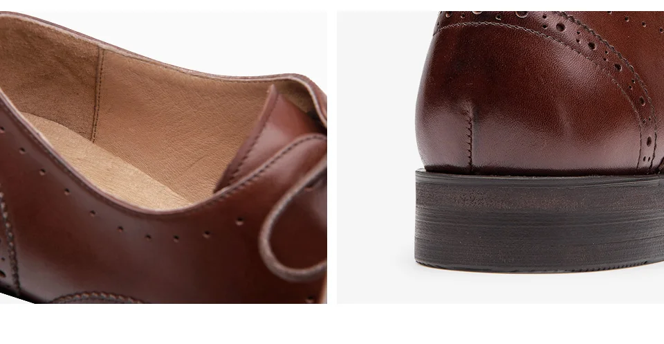 BeauToday/оксфорды; женская качественная обувь из натуральной кожи; обувь с перфорацией типа «броги» на шнуровке; Брендовая обувь из телячьей кожи с перфорированным носком; женская обувь на плоской подошве размера плюс; 21069