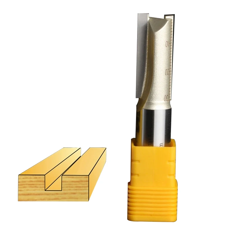 Fresas Para Router Woodworking Tools Metric Flute Straight Bit Arden Router Bits 1/2*13mm 1/