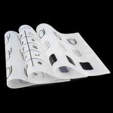 

1Pc Klimonla Silicone Stamping Mat Foldable Washable Pad with Box Nail Art Tool 21*15cm New 3 Designs Transfer Plate Manicure