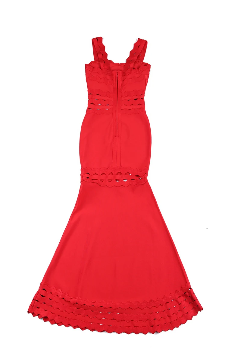 ShejoinSheenjoy New Arrival Summer Long Bandage Dress Chic Sexy Red Sleeveless Tank  Celebrity Party Dress Women Maxi Dresses (4)