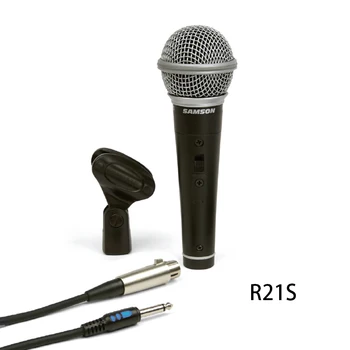 

Samson R21S Professional dynamic handheld microphone for karaoke and recording