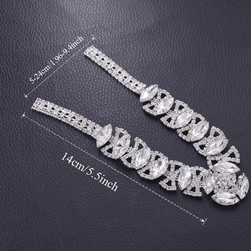 Rhinestone sewing shoes appliques (4)