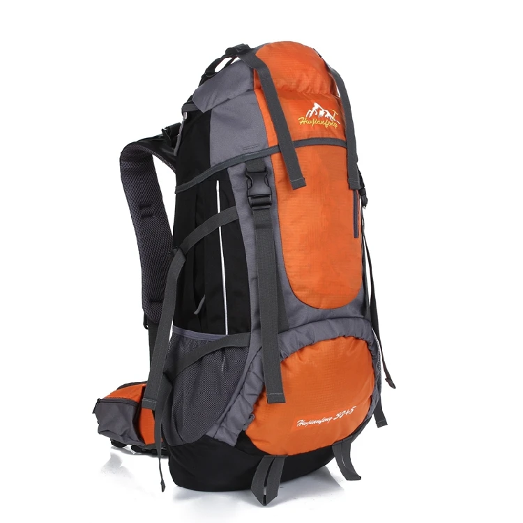 Профессиональный Рюкзак для скалолазания, походная Сумка для кемпинга, походный рюкзак для мужчин, t для мужчин Wo, походный рюкзак для ноутбука, 55L - Цвет: Orange 55L