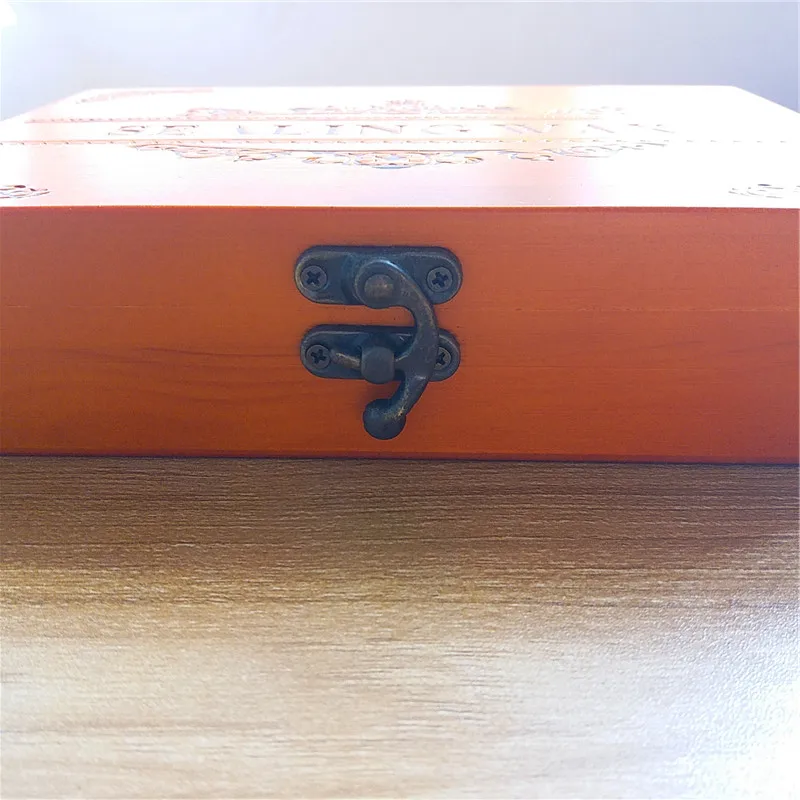 Индивидуальный штамп с металлической деревянной ручкой, ретро уплотнительный воск медь штамп в деревянной коробке с уплотнением воск Лига DIY Роскошный подарок