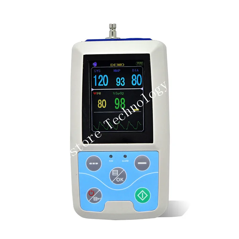 

LCD Pressure Monitor Combo24 hours Ambulatory Blood Pressure Monitor Holter ABPM Holter BP Monitor with software USB cable